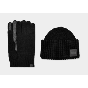 Ugg - M's KNIT BEANIE AND GLOVE SET