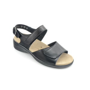 Semler - Sandale En Cuir A Velcros