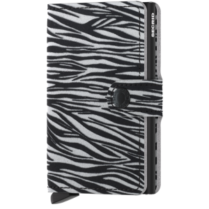 Secrid - MINIWALLET ZEBRA LIGHT GREY