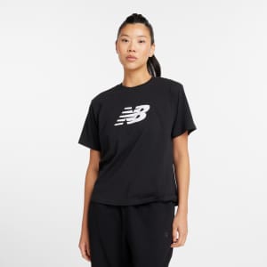 New balance - W Sport Jersey Relaxed Logo T-Shirt