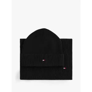 Tommy hilfiger - M's TH FLAG BEANIE & SCARF GP