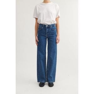 Basic apparel - W's Enya Mid Blue Jeans