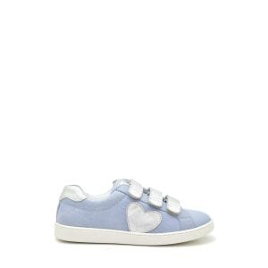 Benjie - Montreux velcro  Junior Bleu ciel Recycled canvas