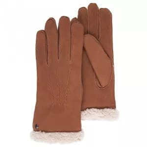 Isotoner - W's GANTS CUIR VELOURS FOURRES