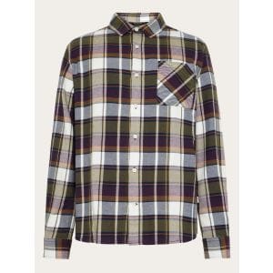 Knowledge cotton apparel - M's Checked Flannel Shirt