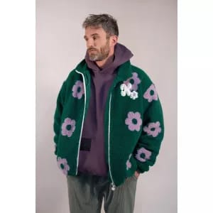 Natif - Veste sherpa N Flowers