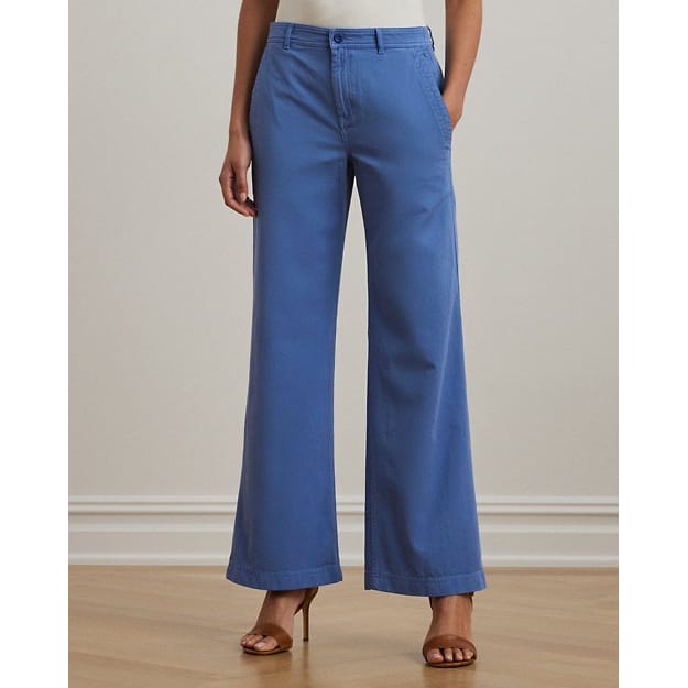 Lauren ralph lauren - "'Cotton Twill Wide-Leg Pant' pour Femmes"
