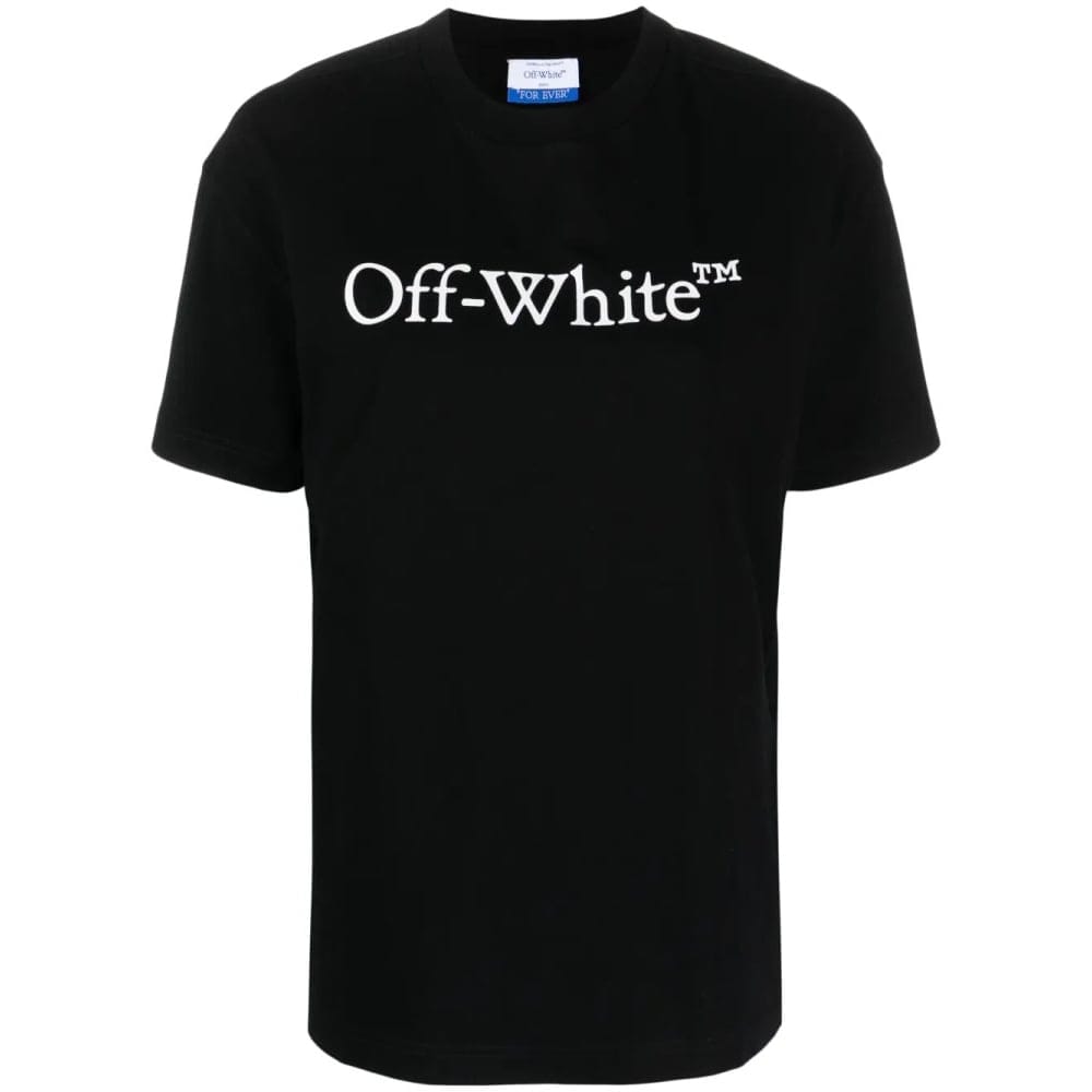 Off-white - T-shirt 'Bookish Logo-Print' pour Femmes