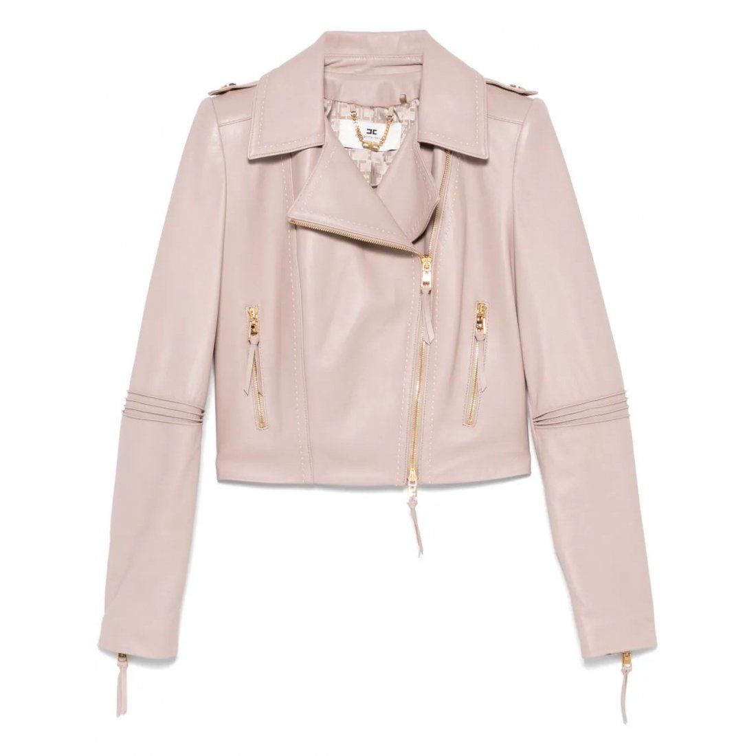 Elisabetta franchi - Perfecto 'Contrasting-Stitching' pour Femmes