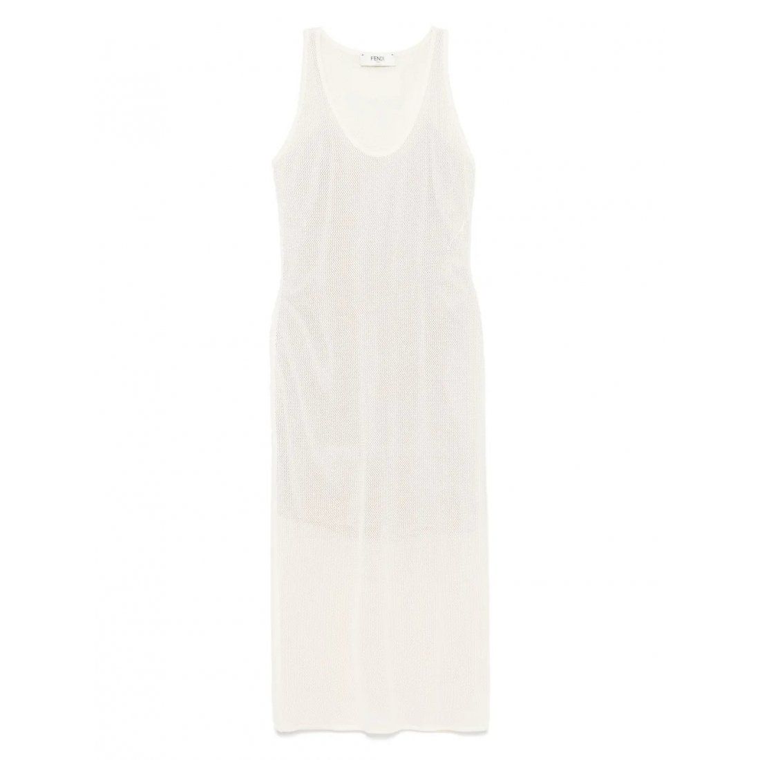 Fendi - Robe Midi 'Sleeveless' pour Femmes