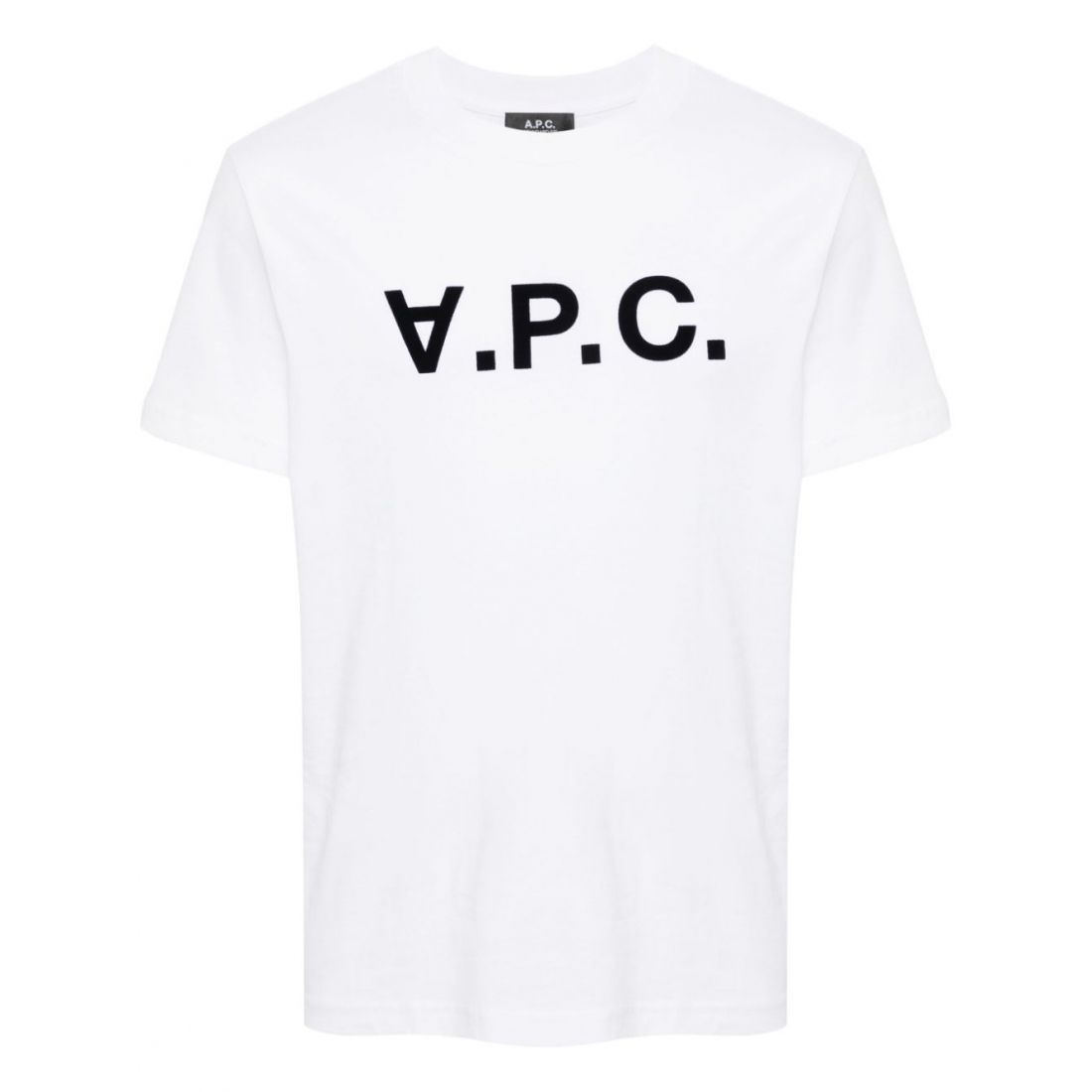 A.p.c. - T-shirt 'Flocked-Logo'