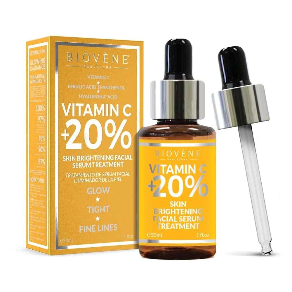 Biovène - Sérum pour le visage 'Vitamin C +20% Skin Brightening' - Tous types de peau, 30 ml