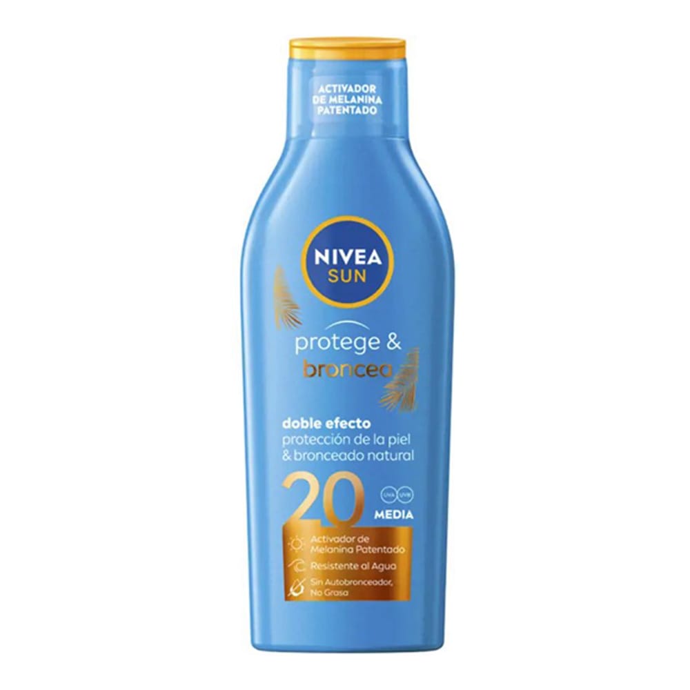 Nivea - Crème solaire pour le corps 'Sun Protect & Tan Milk SPF20' - 200 ml