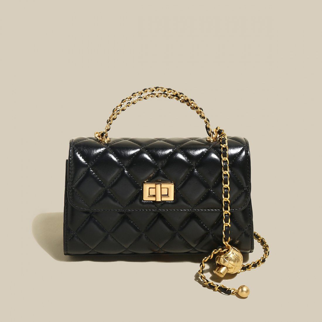 Cilela - Sac à bandoulière 'Mini Quilted Chain Strap' pour Femmes