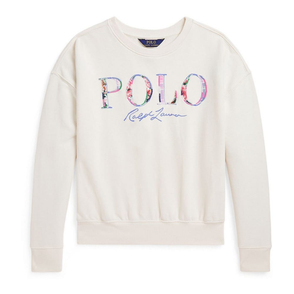 Polo ralph lauren - 'Logo Terry Boxy Sweatshirt' pour Grandes filles