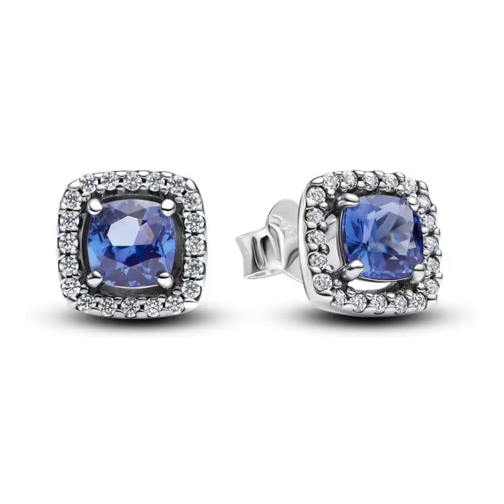 Pandora - Boucles d'oreilles 'Blue Square Light Point' pour Femmes