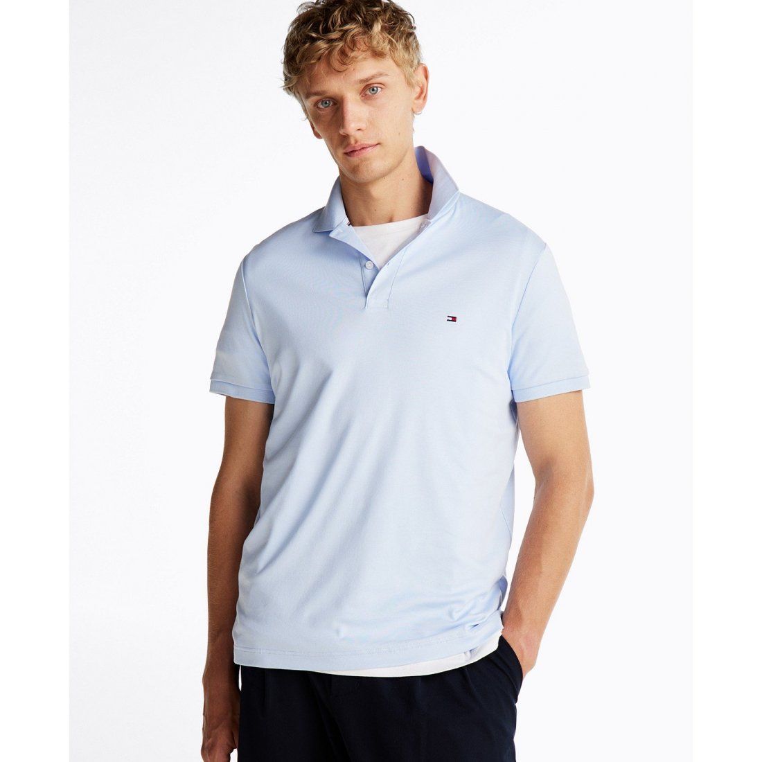 Tommy hilfiger - 'Liquid Cotton Polo' pour Hommes