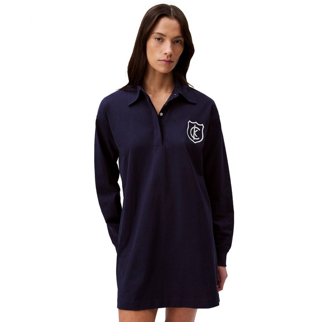 Calvin klein jeans - Femmes's 'Rugby' Robe à manches longues