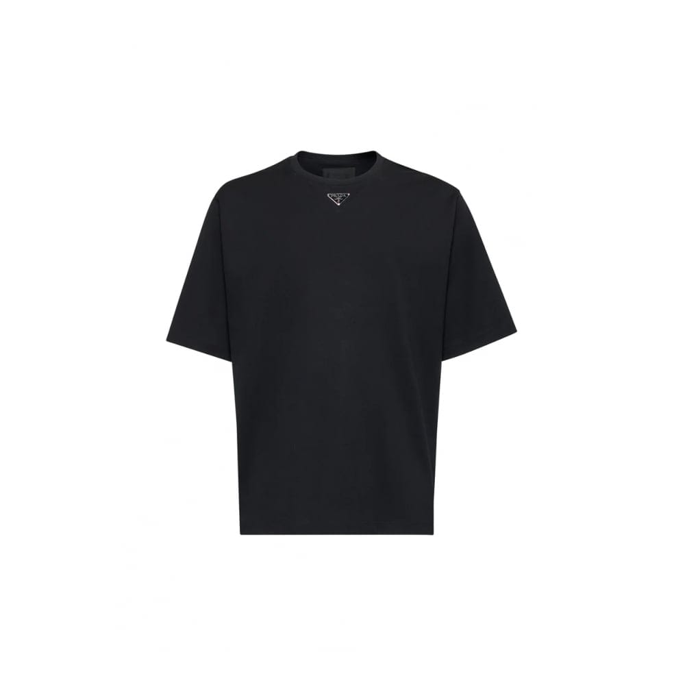Prada - T-shirt 'Logo Plaque' pour Hommes
