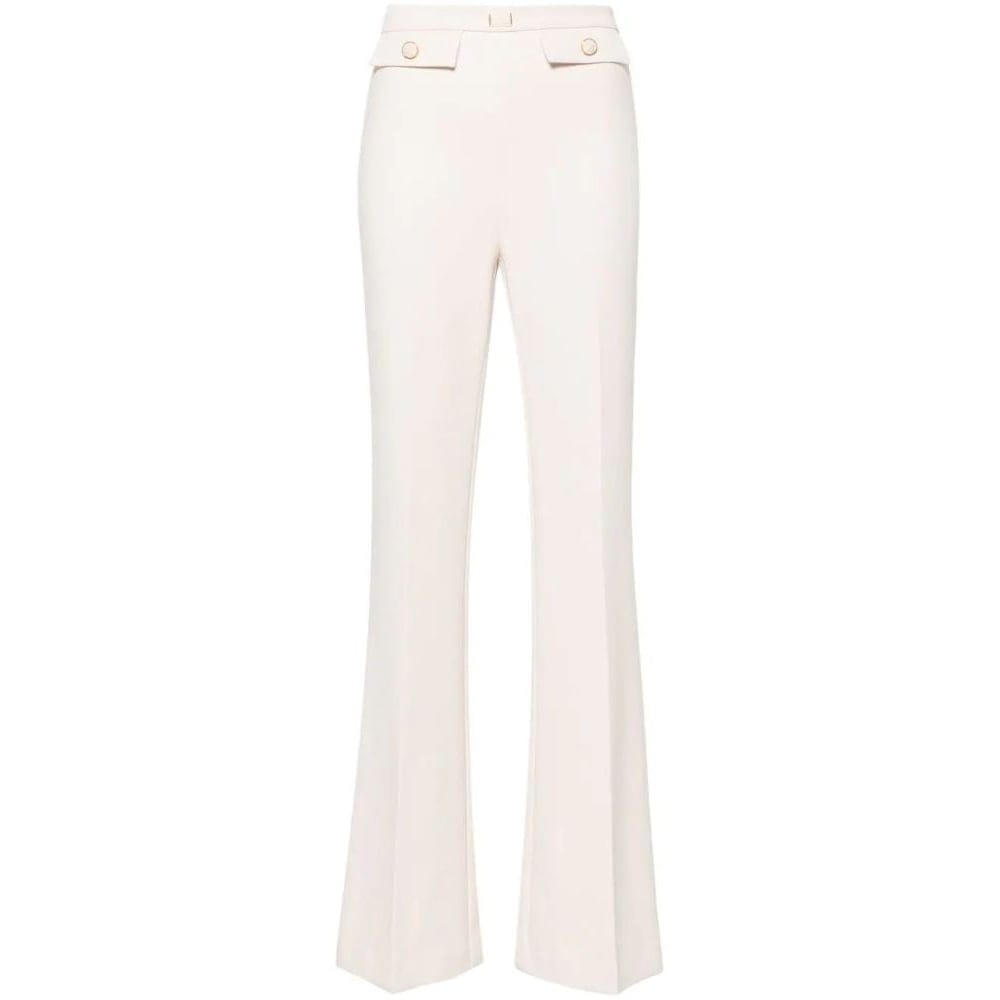 Elisabetta Franchi - Pantalon 'Embossed-Buttons' pour Femmes