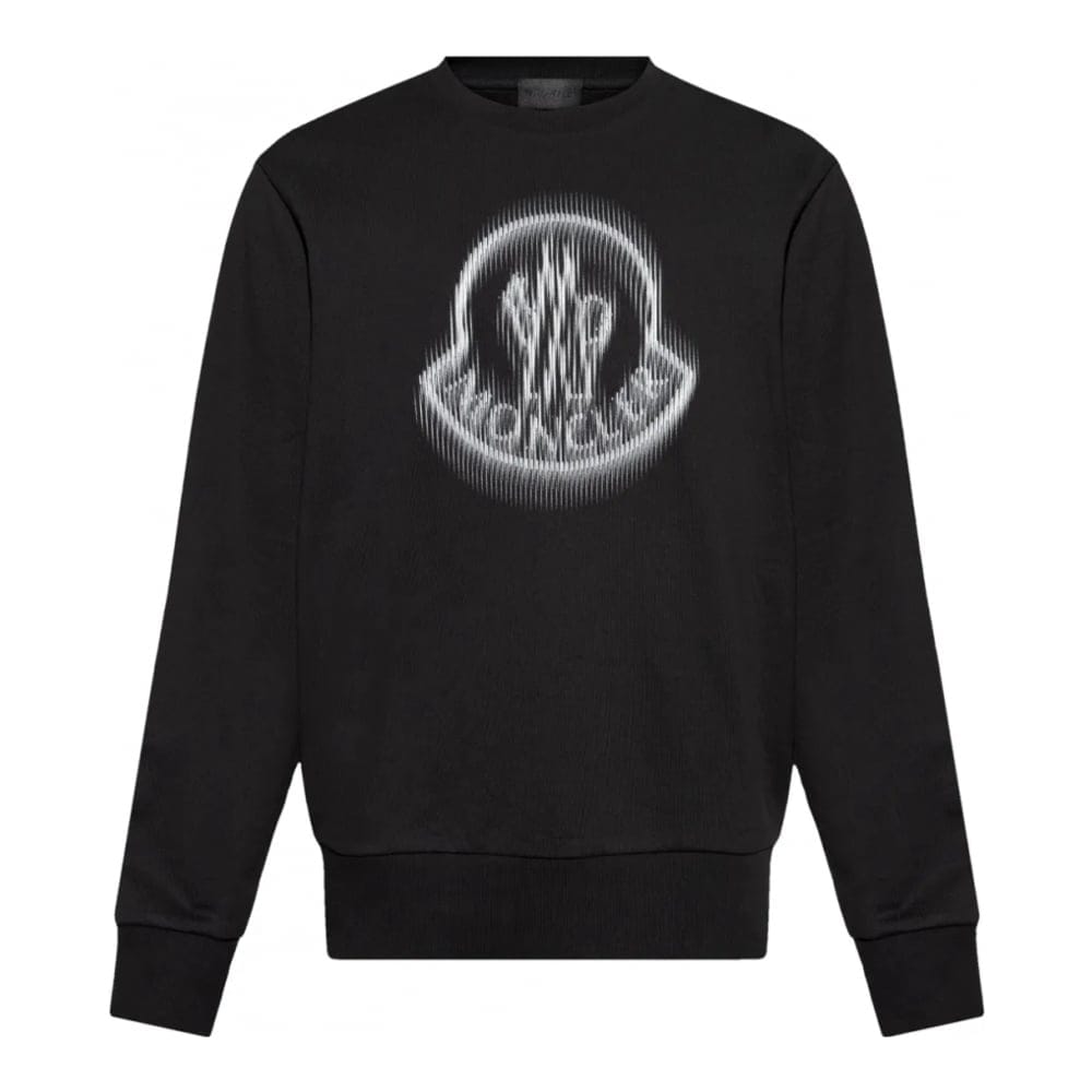 Moncler - Sweatshirt 'Blurred Logo' pour Hommes