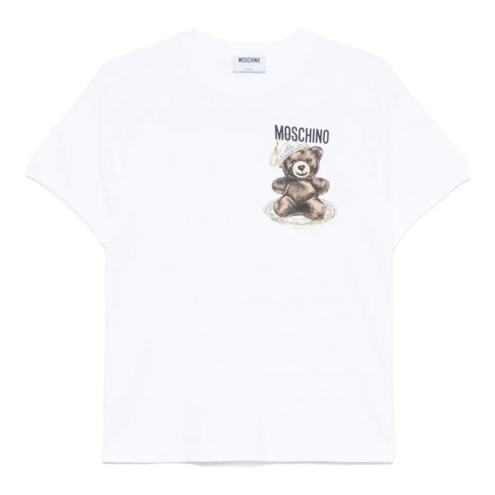Moschino - T-shirt 'Logo-Print' pour Femmes
