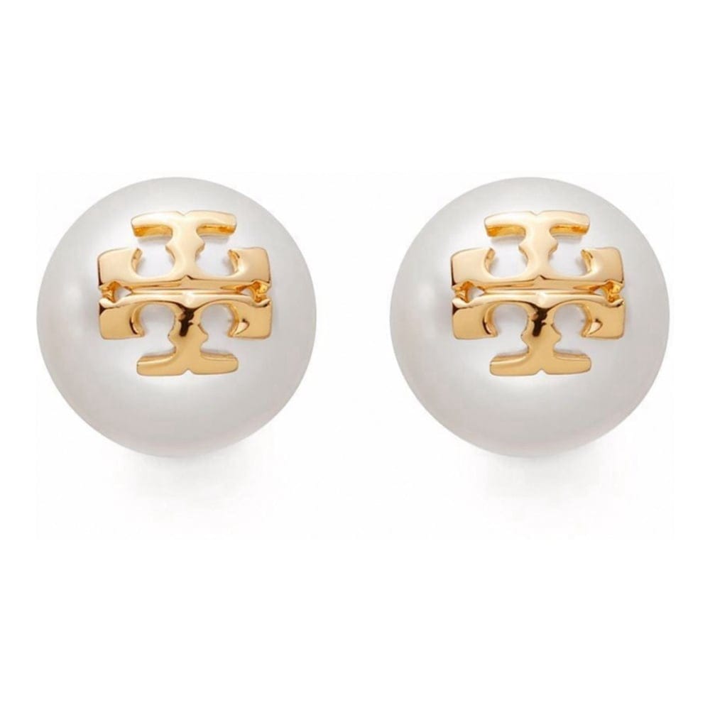 Tory burch - Boucles d'oreilles 'Kira Pearl Stud' pour Femmes
