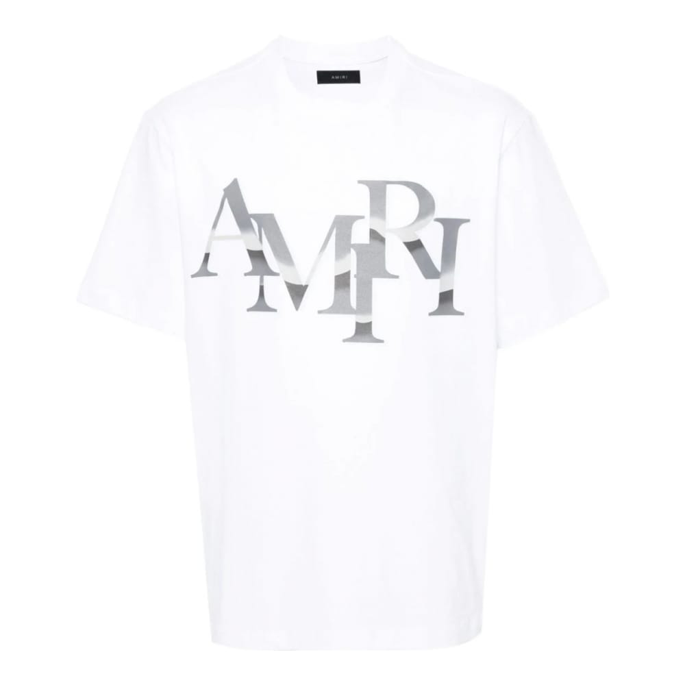 Amiri - T-shirt 'Staggered Chrome' pour Hommes