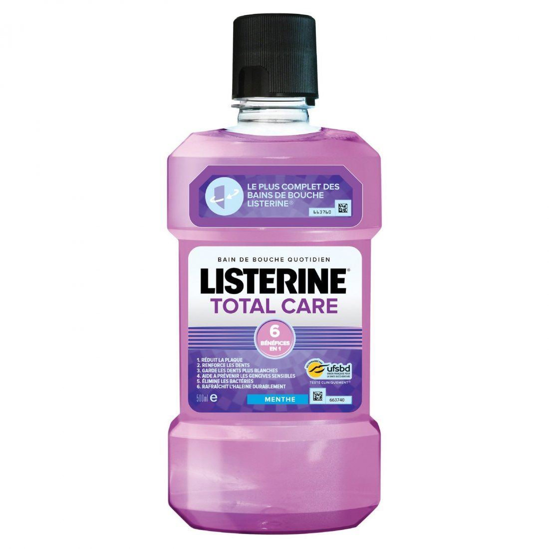 Listerine - Bain de bouche 'Total Care 0% Alcohol' - 500 ml