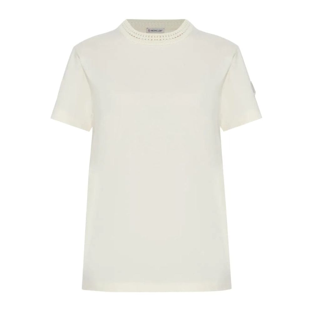 Moncler - T-shirt 'Crochet-Detail' pour Femmes