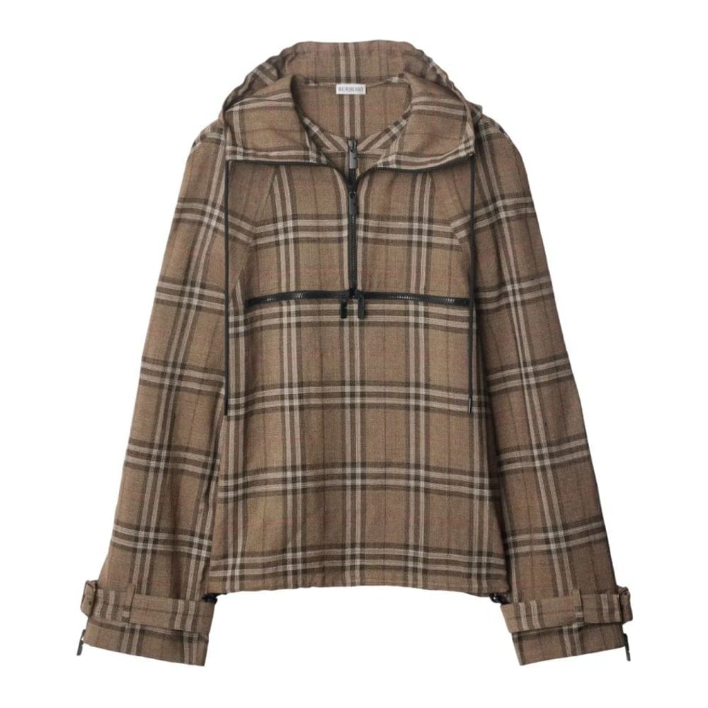 Burberry - Sweatshirt à capuche  'Checked' pour Hommes