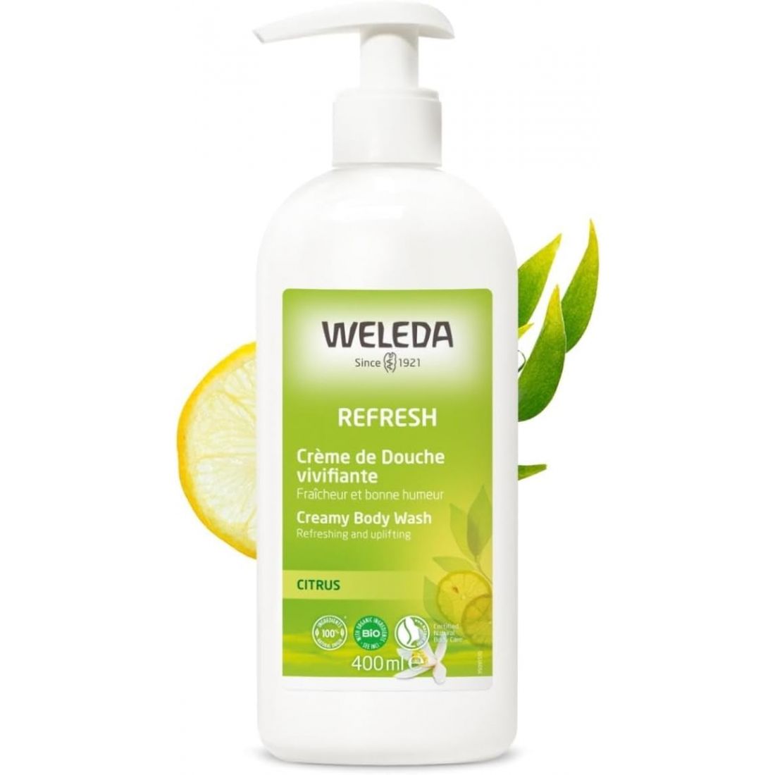 Weleda - Crème de Douche Vivifiante au Citrus - 400 ml