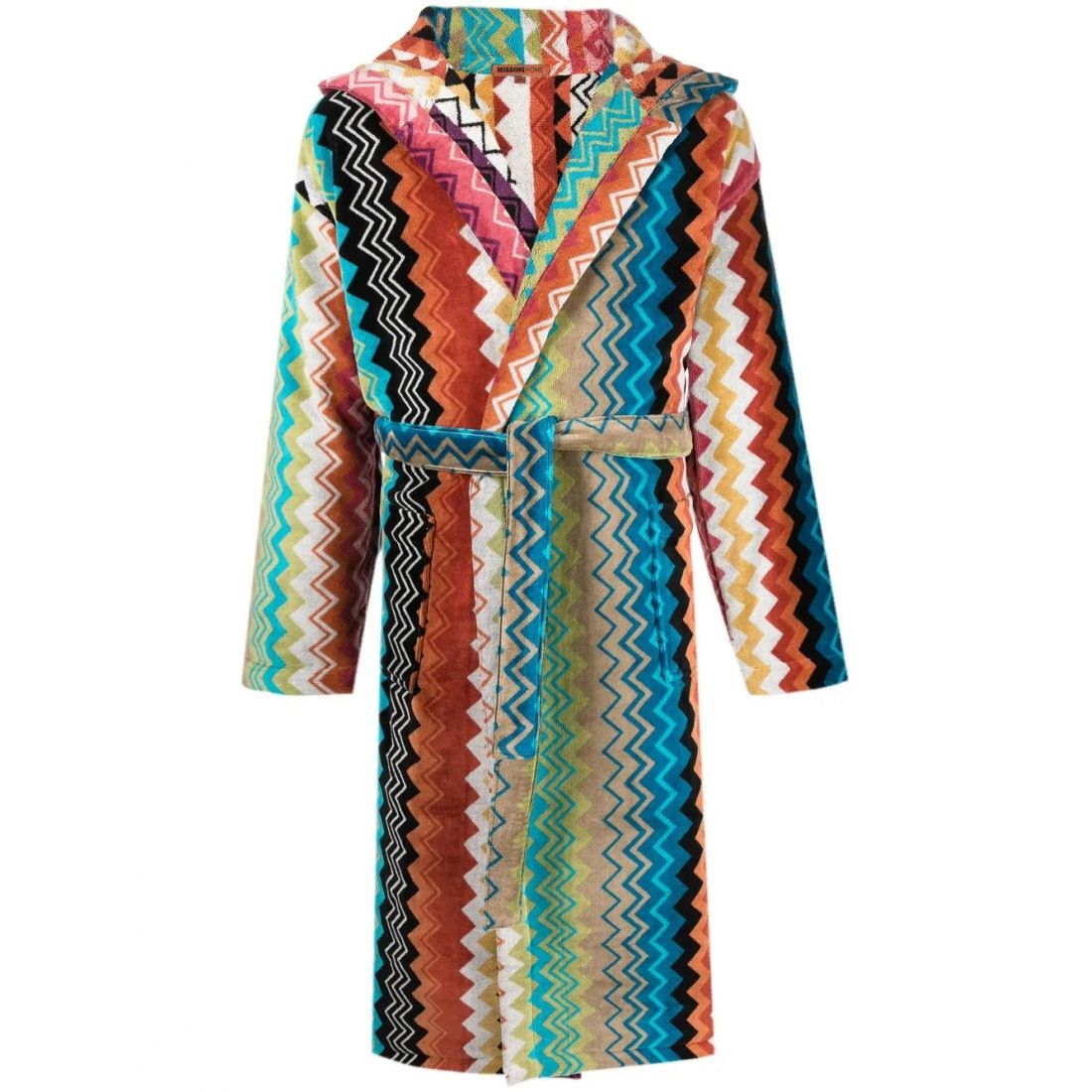 Missoni home - Peignoir 'Giacomo Belted Hooded'