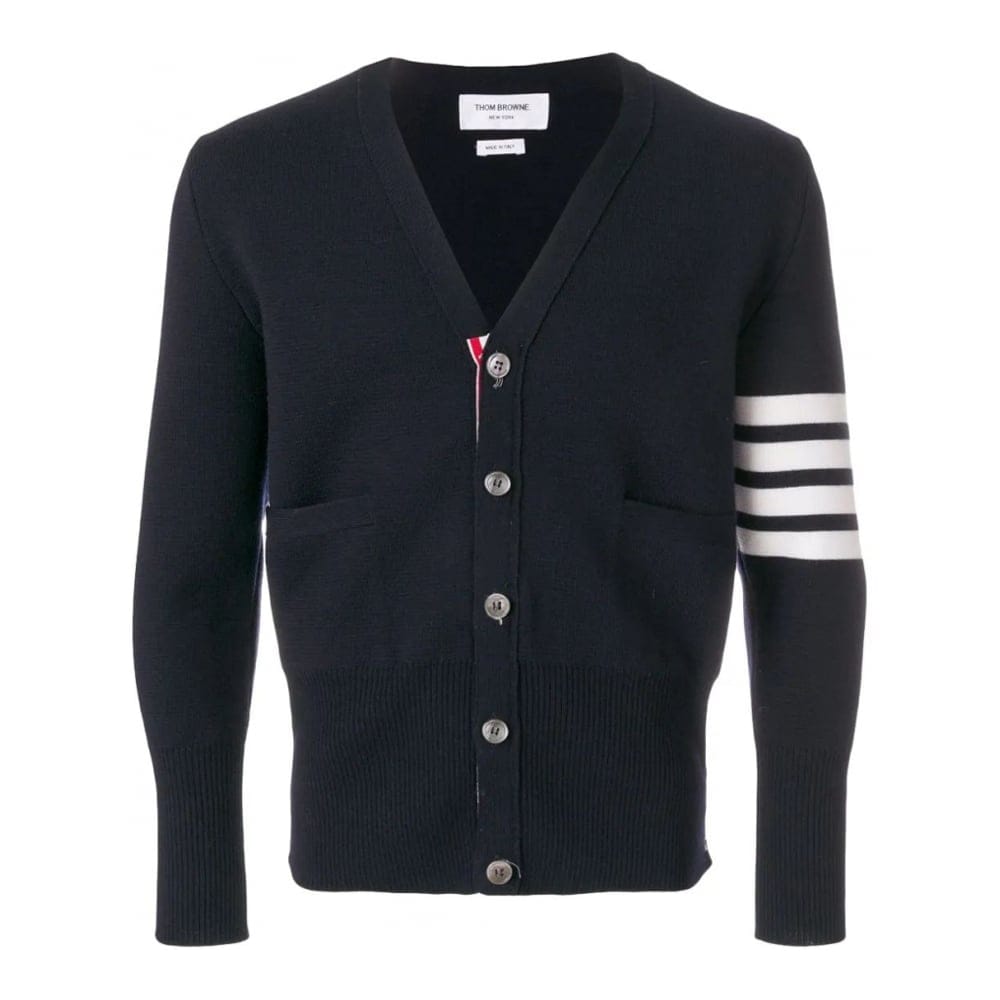 Thom browne - Cardigan '4-Bar' pour Hommes