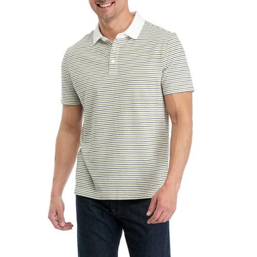 Michael kors - 'Striped Polo Shirt' pour Hommes