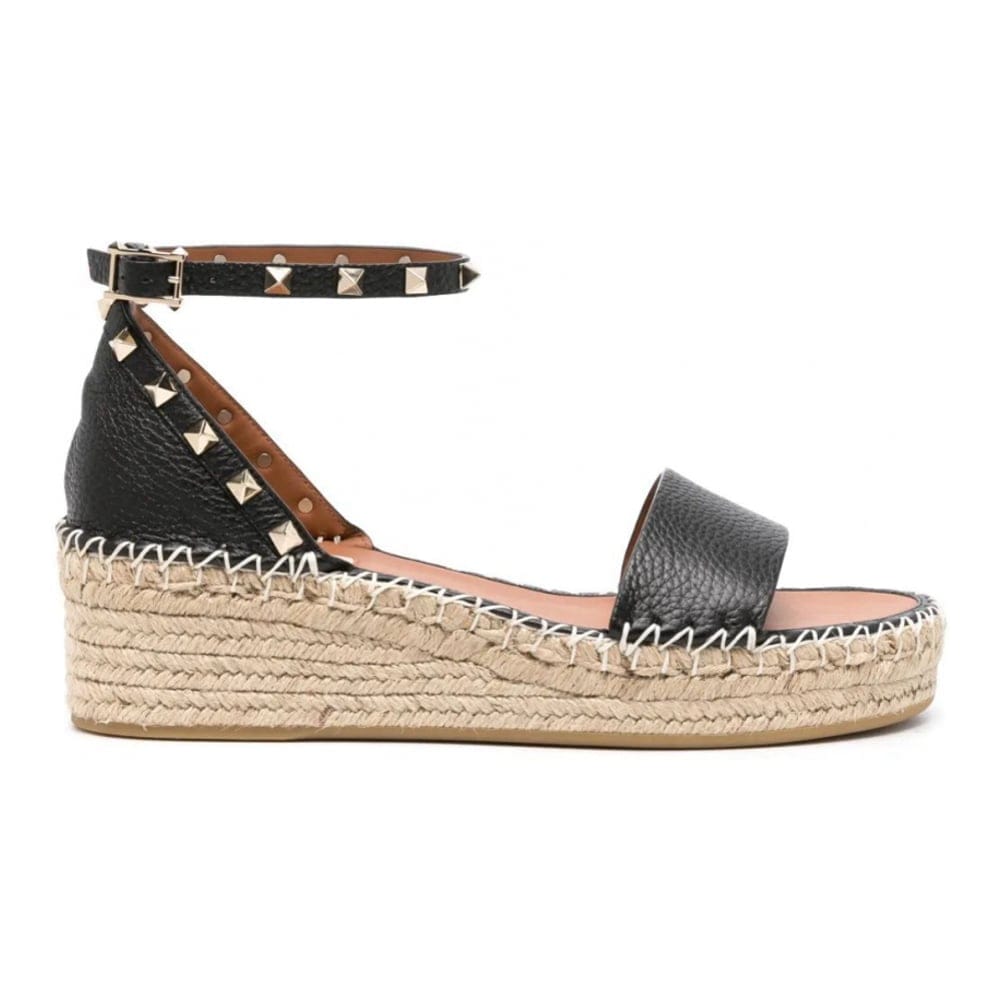 Valentino garavani - Espadrilles à semelle plateforme 'Rockstud' pour Femmes
