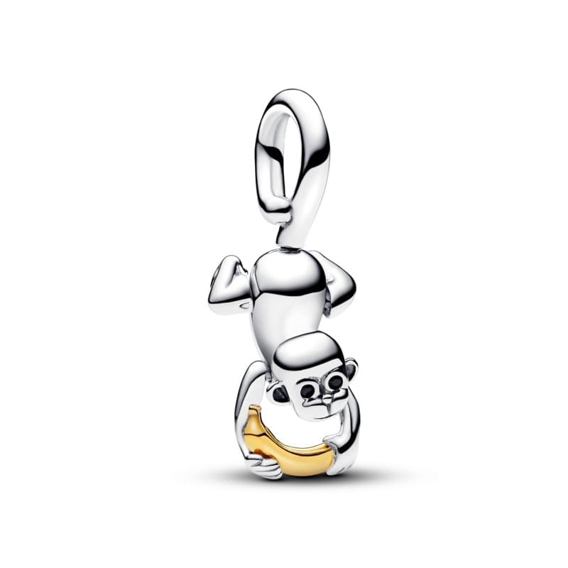 Pandora - Charm 'Two-Tone Movable Monkey' pour Femmes