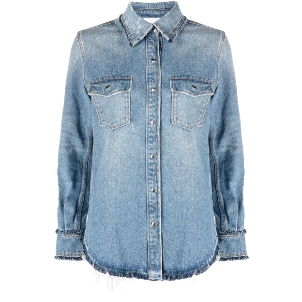 Chloé - Chemise en Jean 'Frayed' pour Femmes