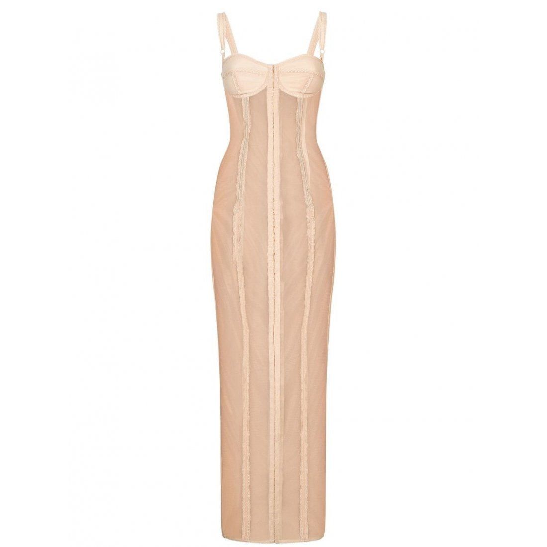 Dolce&gabbana - Robe Bustier 'Semi Sheer' pour Femmes