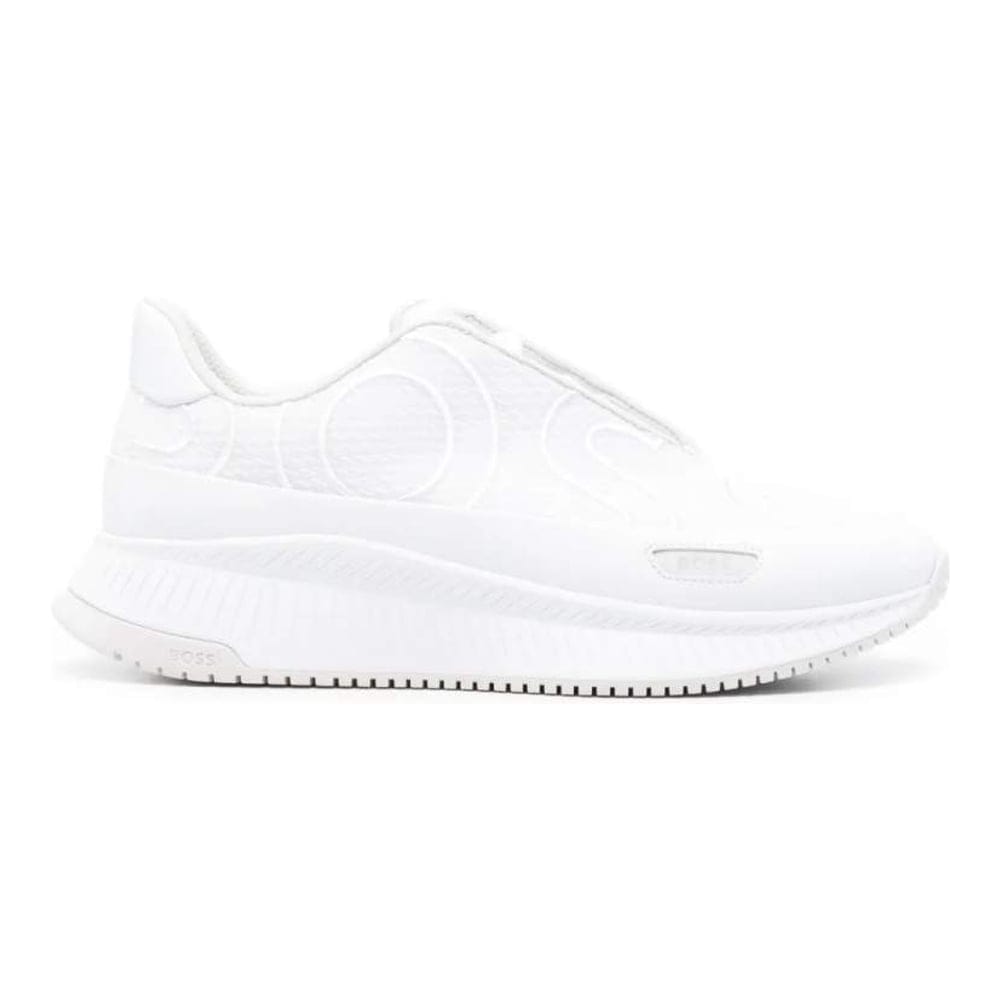 Boss - Sneakers 'Ttnm Evo Runn Logo-Embroidered' pour Hommes