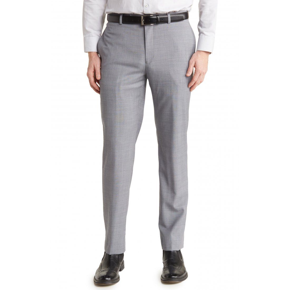 Calvin klein - Pantalon de Costume 'Medium Grey Slim Stretch' pour Hommes