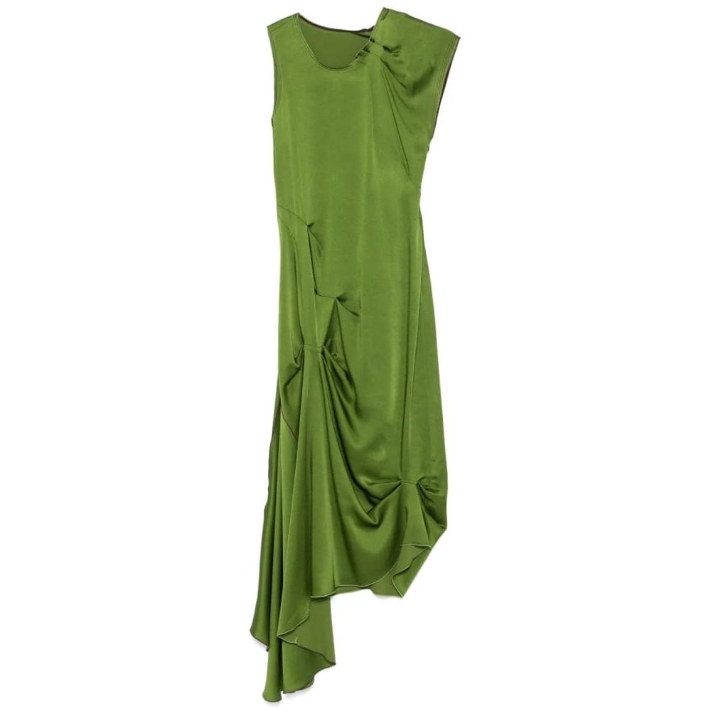 Victoria beckham - Robe Midi 'Draped Tuck-Detail' pour Femmes