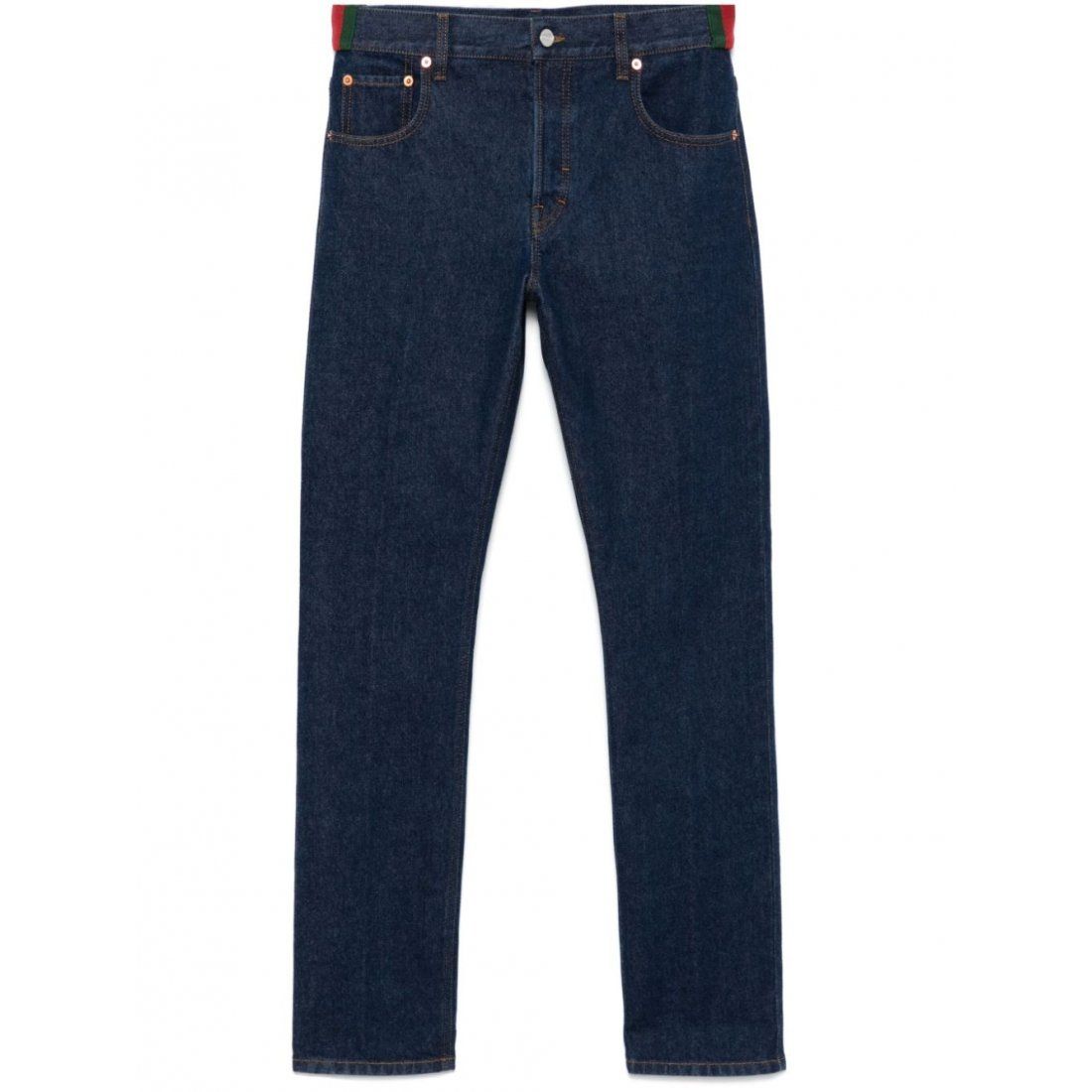 Gucci - Jeans 'Web-Stripe' pour Hommes