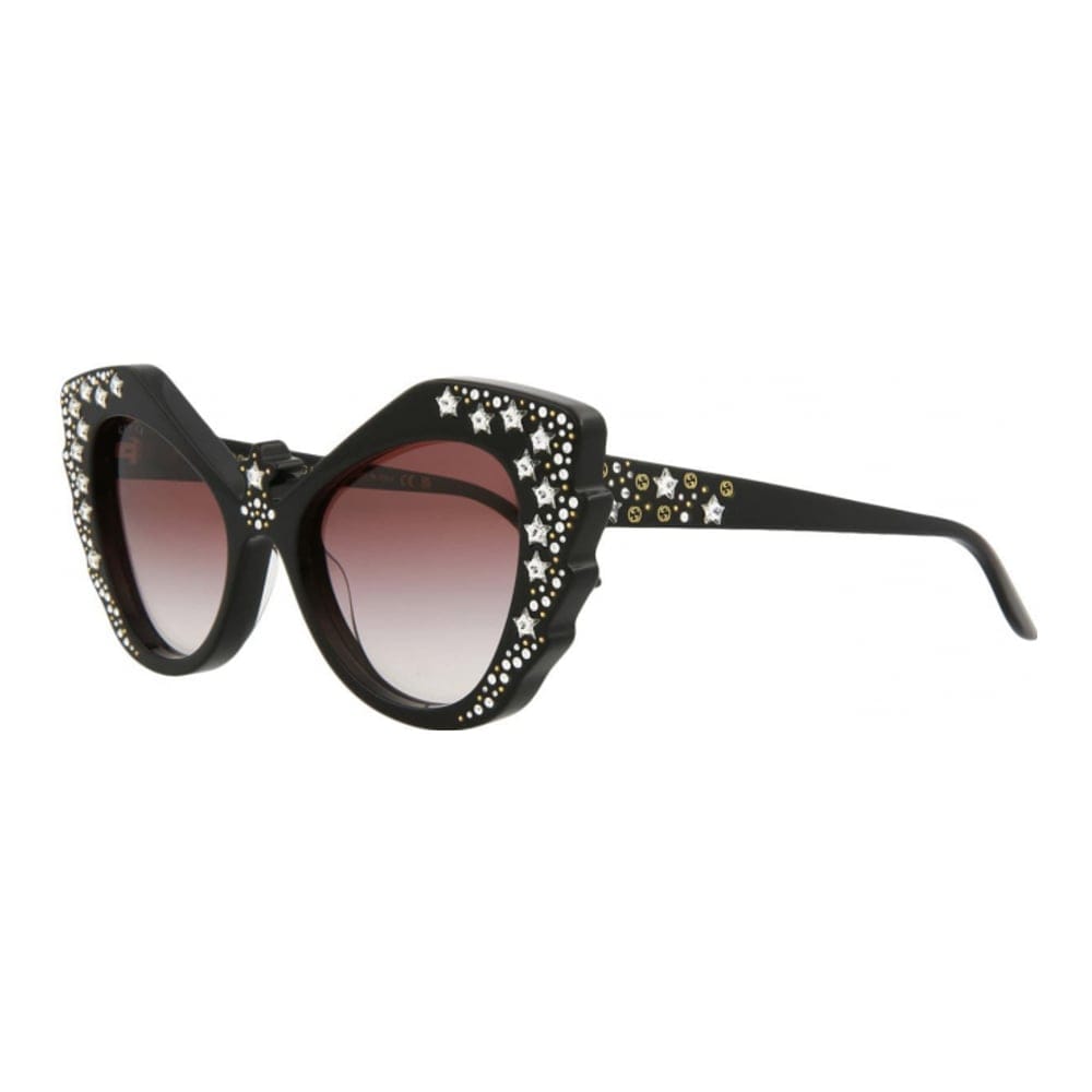 Gucci - '52mm Special Edition Rhinestone Cat Eye Sunglasses' pour Femmes
