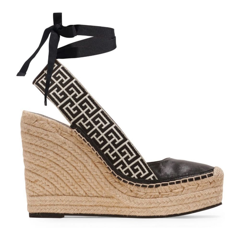 Balmain - Espadrilles à semelle plateforme 'Alex Monogram' pour Femmes