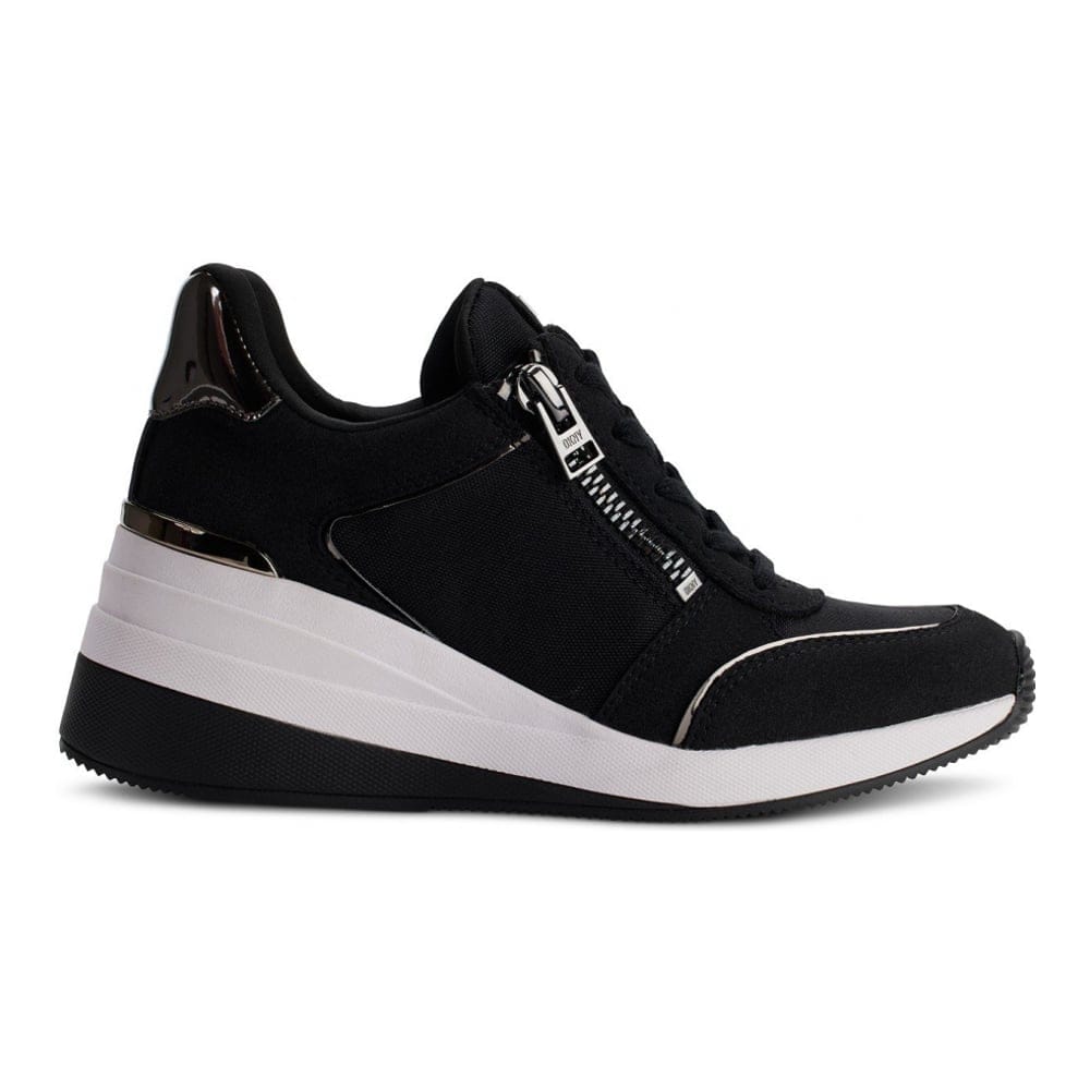 Dkny - Baskets compensées 'Kaden Lace-Up Zip' pour Femmes
