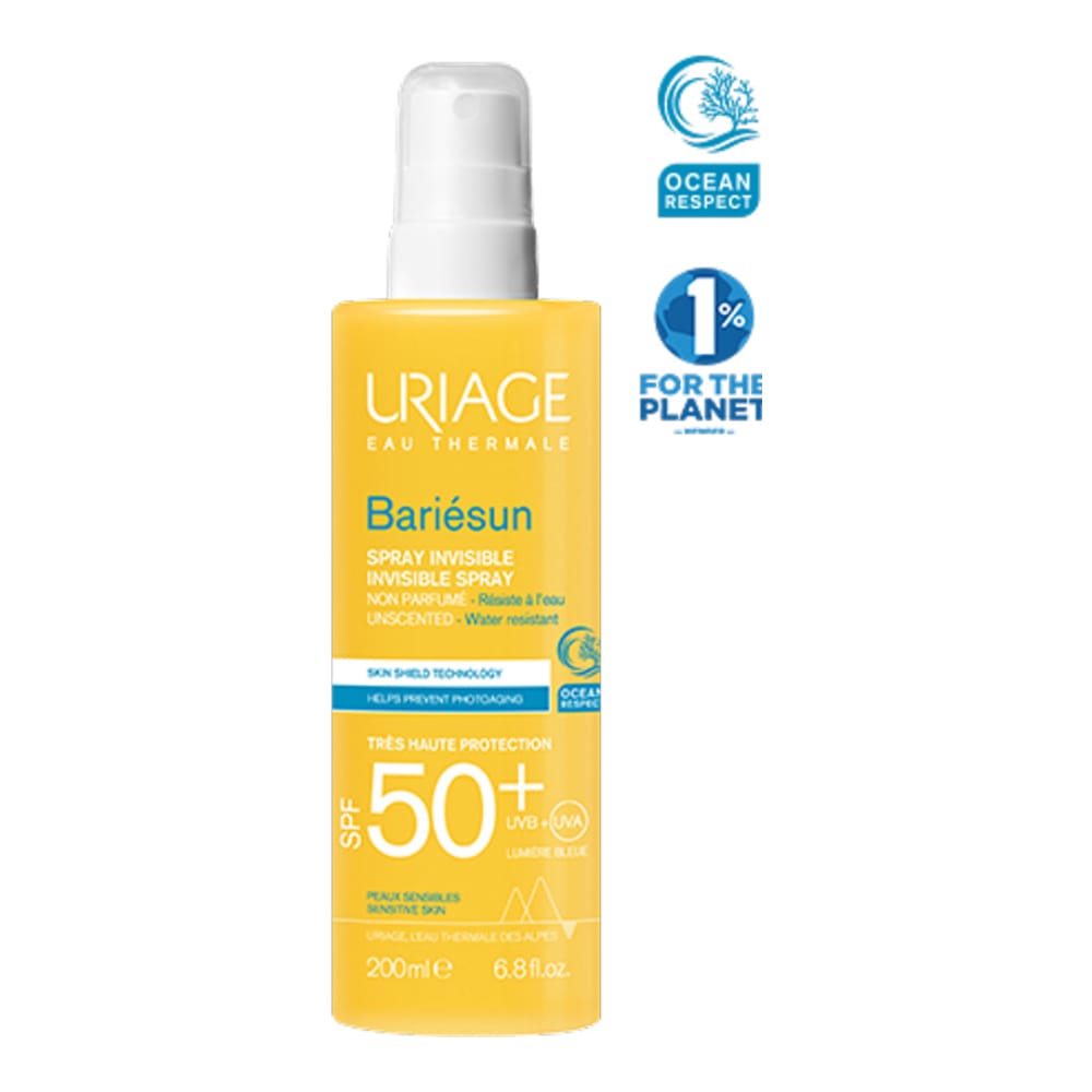 Uriage - Spray de protection solaire 'Bariésun Invisible Unscented SPF50+' - 200 ml