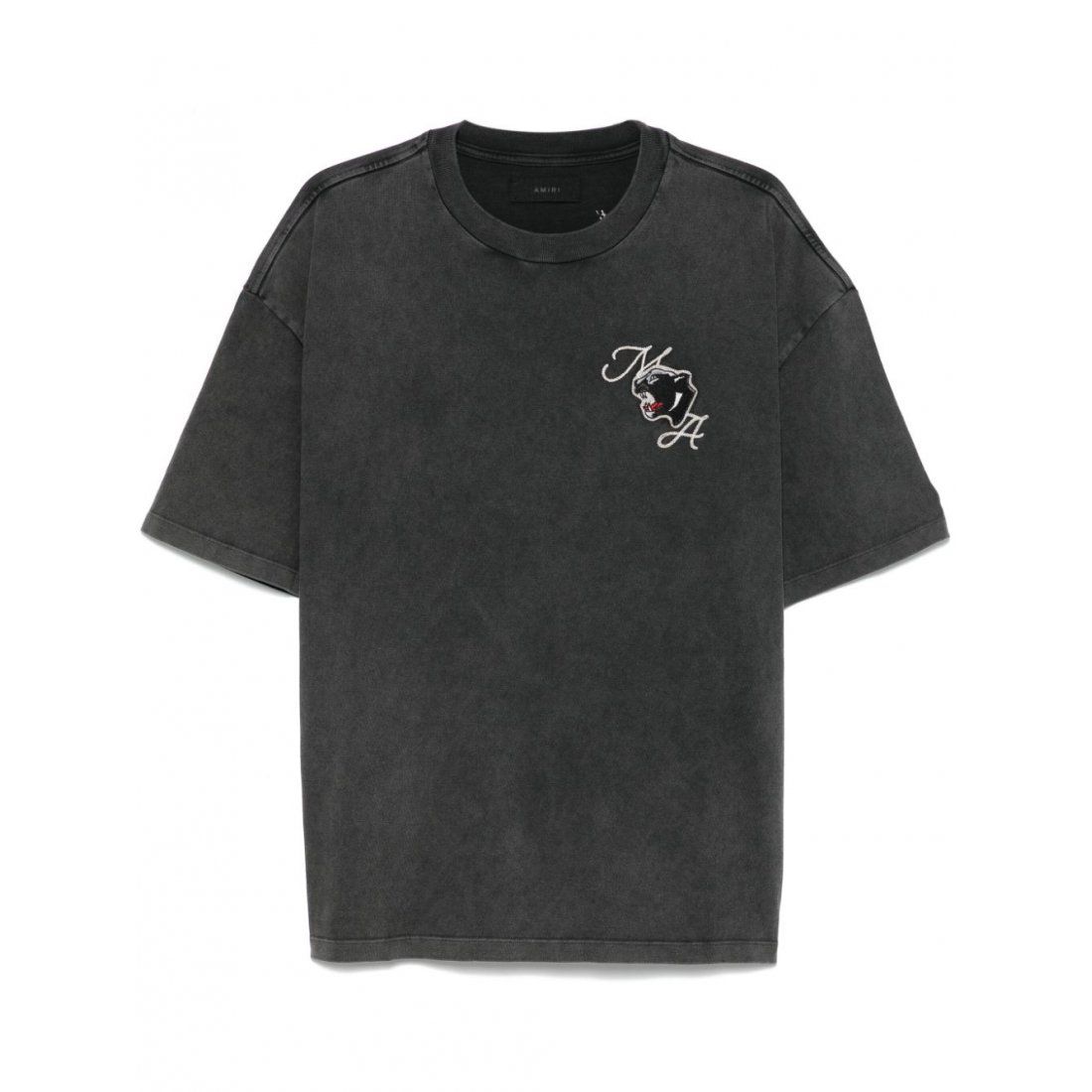 Amiri - T-shirt 'Logo-Embroidered' pour Hommes