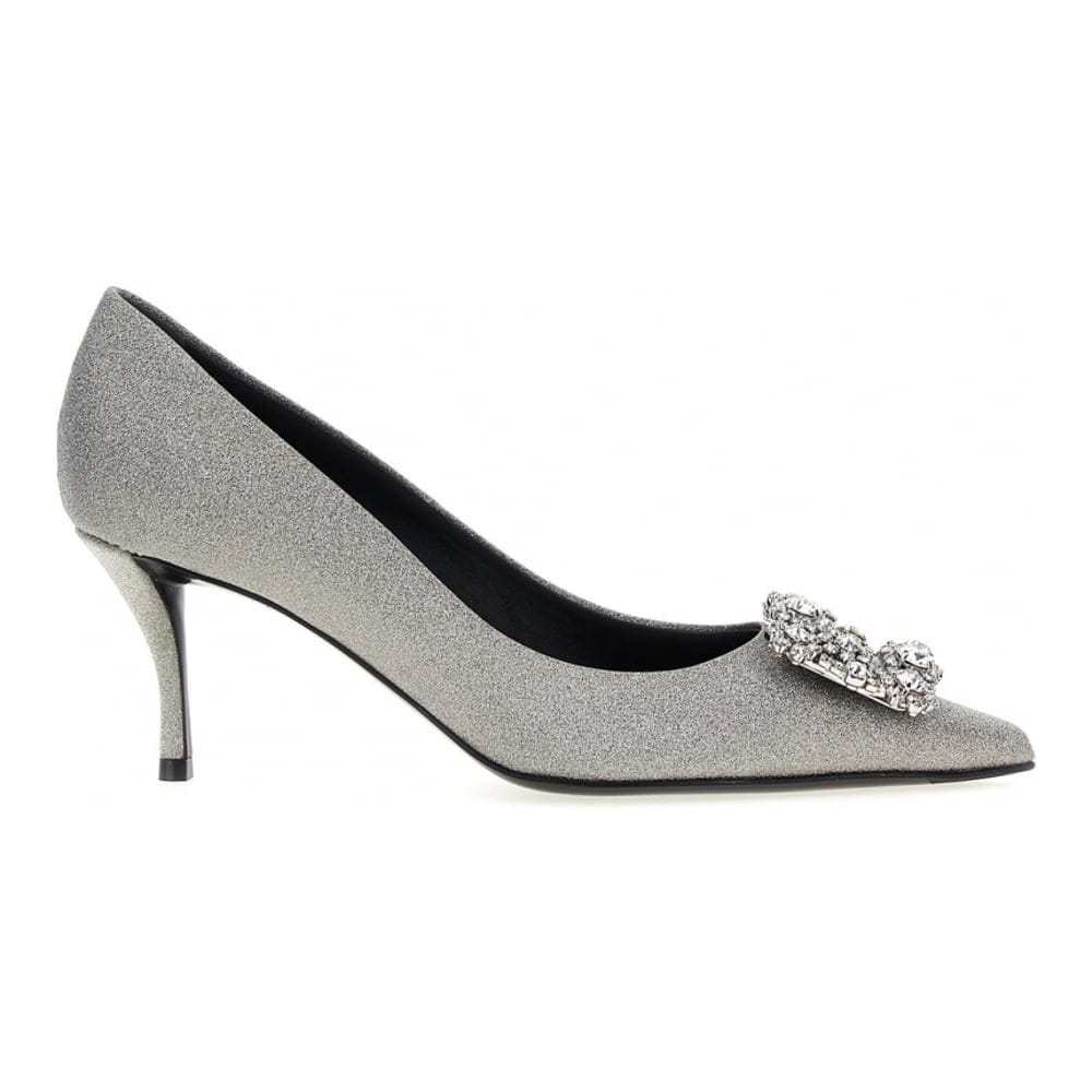 Roger vivier - "Escarpins 'Flower Strass Buckle' pour Femmes"