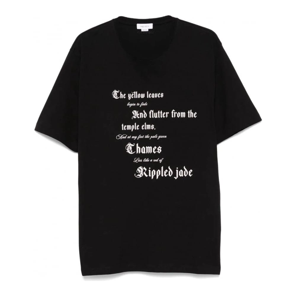 Alexander mcqueen - T-shirt 'Text-Print' pour Hommes